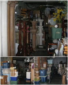 This is just a sample of the inventory that filled 4-1/2 single-car garage sized bins at Storage Mart.