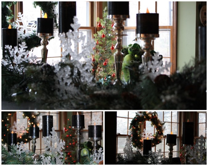 Breakfast bar vignette collage