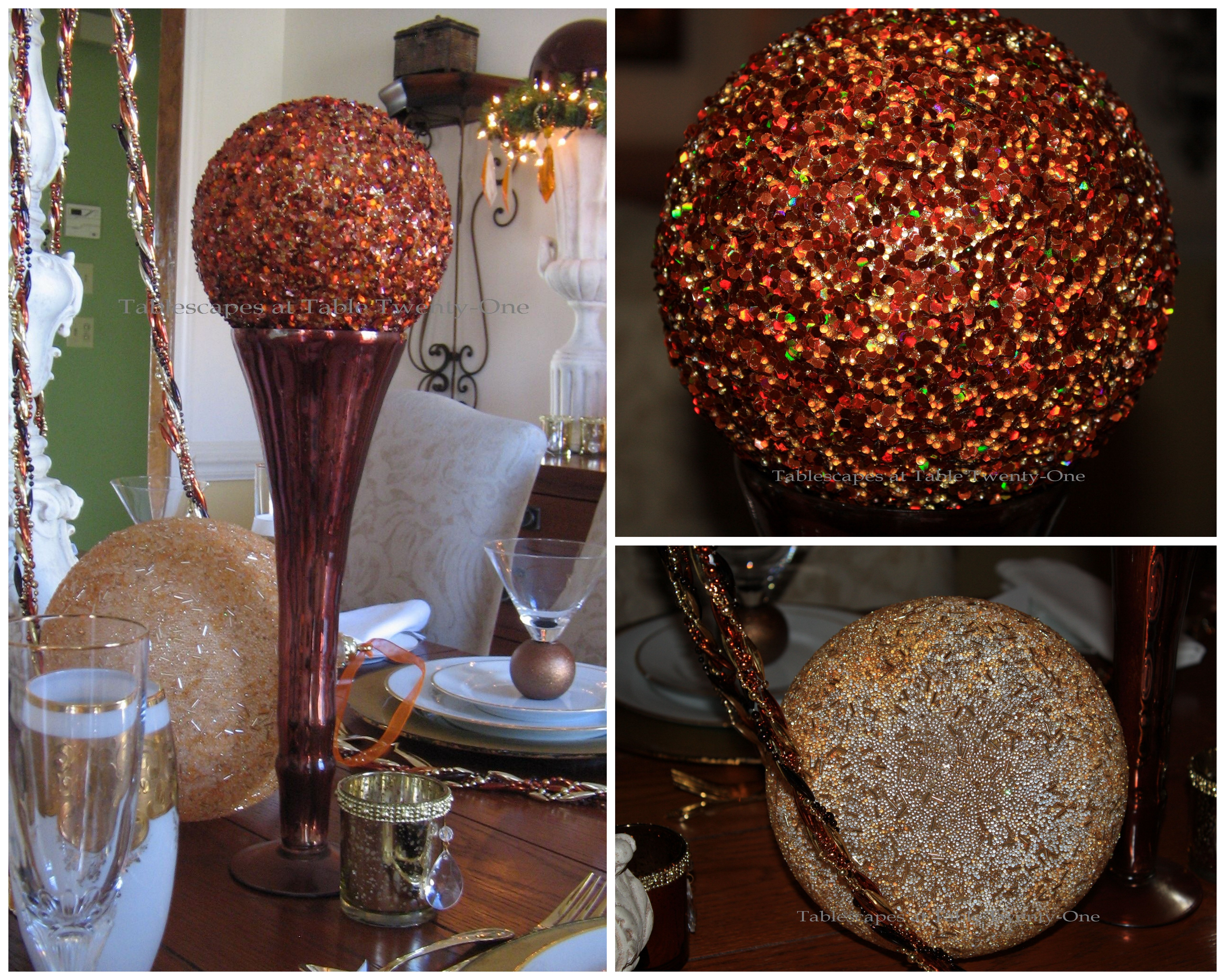 Centerpiece Ball collage