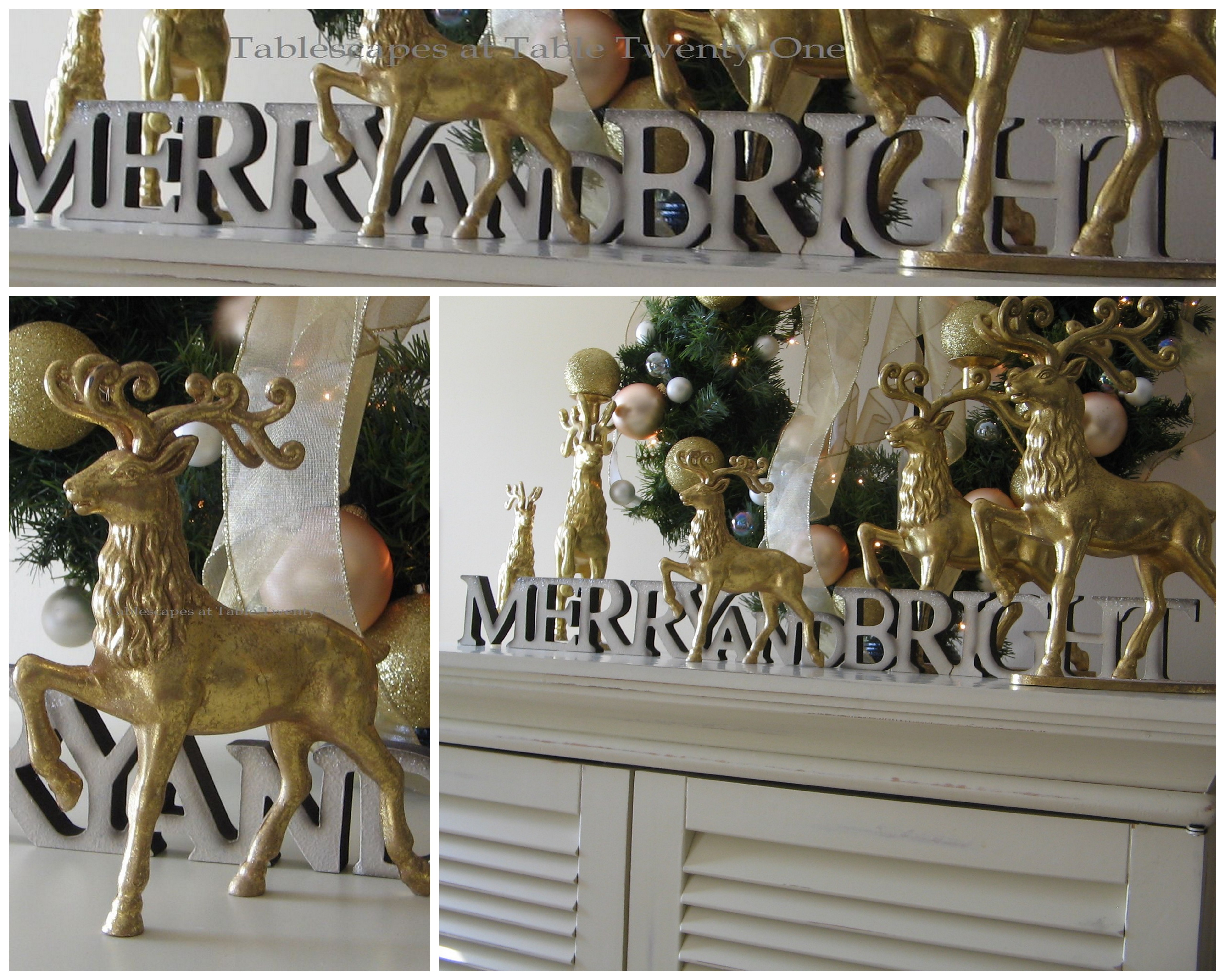 TV Armoire top collage