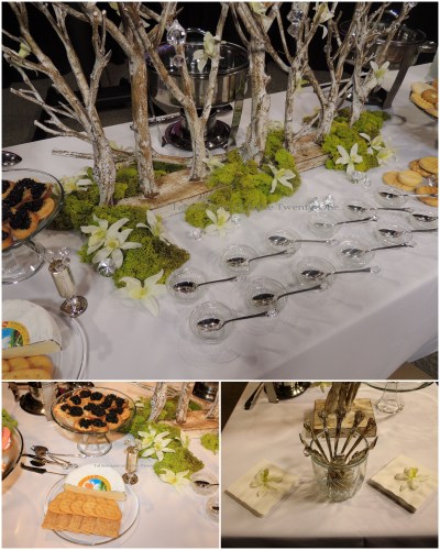 Finished table close ups collage