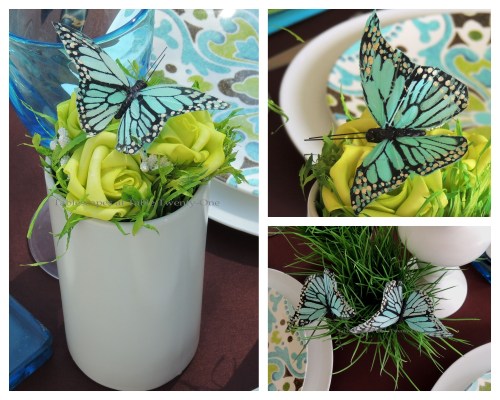 Tablescapes at Table Twenty-One - Butterfly Kaleidoscope: Butterfly collage