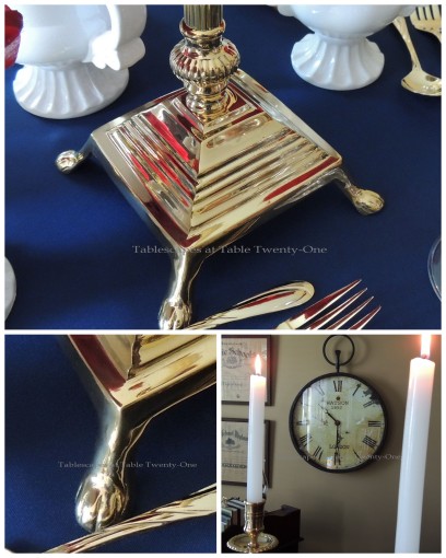 Tablescapes at Table Twenty-One – Lauren in the Library: Candlestick collage