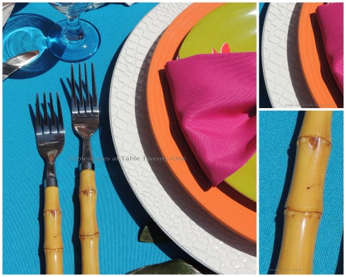 Flatware & rim shot collage
