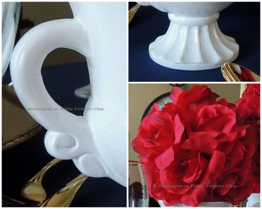 Tablescapes at Table Twenty-One – Lauren in the Library: Urn collage