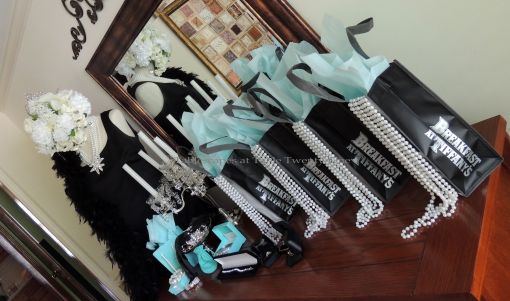 Tablescapes at Table Twenty-One - Breakfast at Tiffany's - Goodie bags