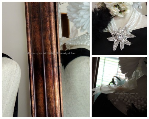 Tablescapes at Table Twenty-One - Breakfast at Tiffany's - Necklace collage