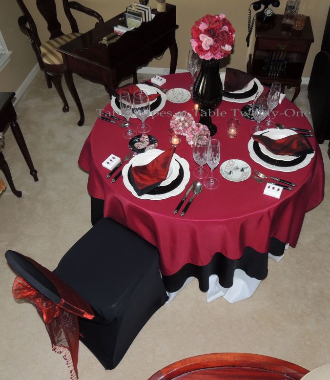 Tablescapes at Table Twenty-One – Be Still My Beating Heart: Full Room