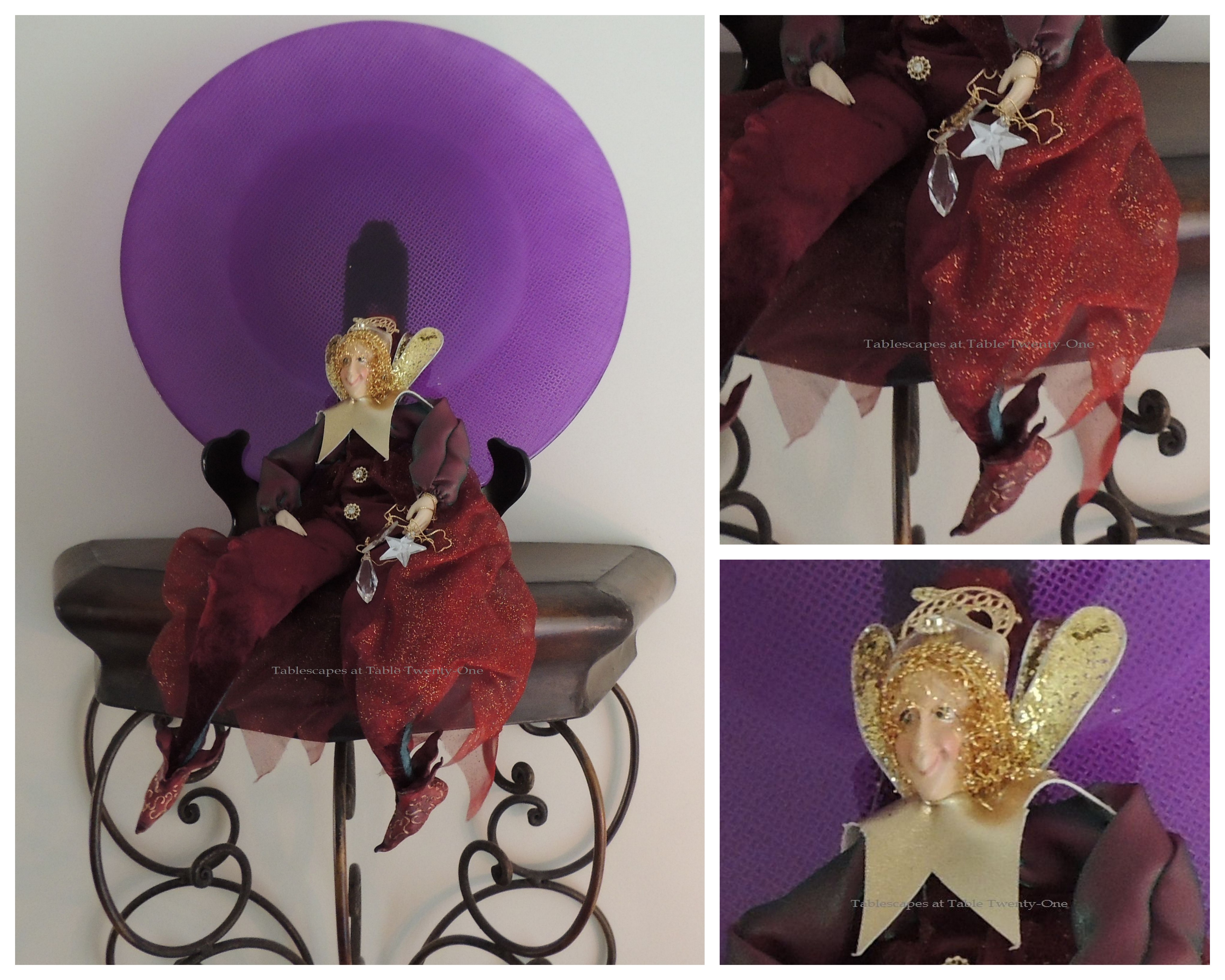 Tablescapes at Table Twenty-One, www.tabletwentyone.wordpress.com: Celebrate Mardi Gras! - Sconce fairy collage