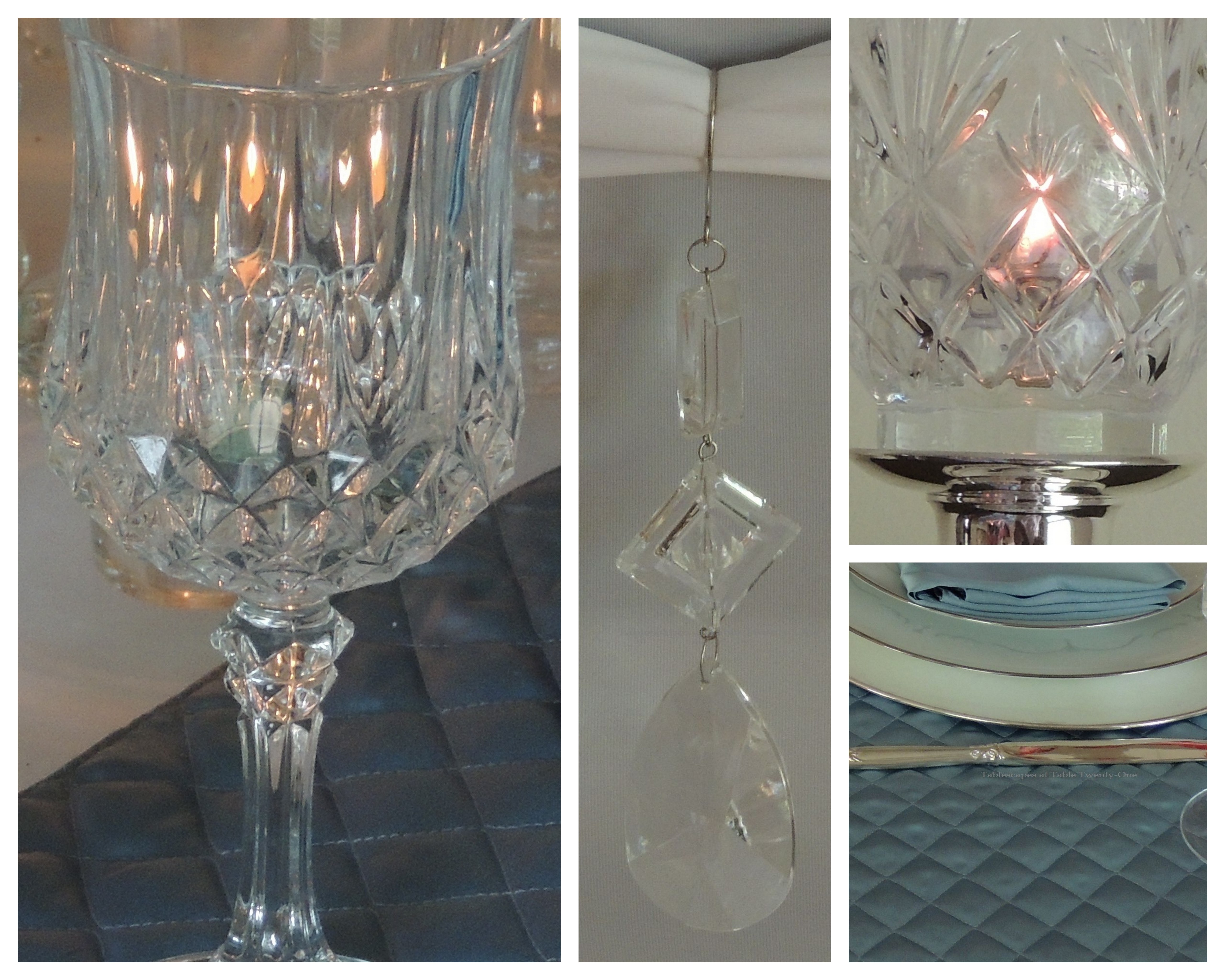 Tablescapes at Table Twenty-One, www.tabletwentyone.wordpress.com: My Sister’s Wedding China - Diamond design collage