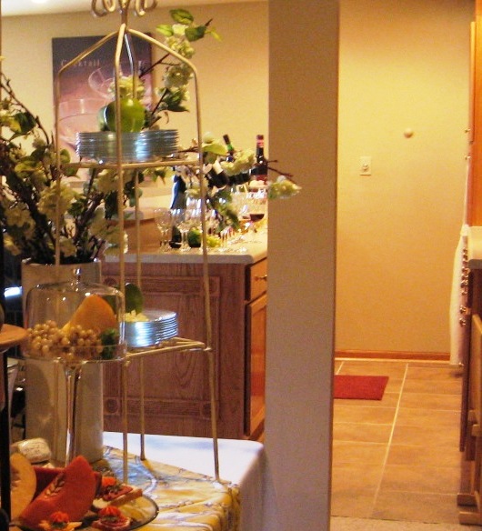 Tablescapes at Table Twenty-One, www.tabletwentyone.wordpress.com, “My Organized Mess – ‘Where Do You Keep It All?’” - Downstairs bar area