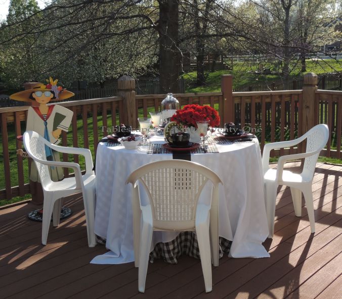 Tablescapes at Table Twenty-One, www.tabletwentyone.wordpress.com: Life Is Just a Chair of Bowlies, full table