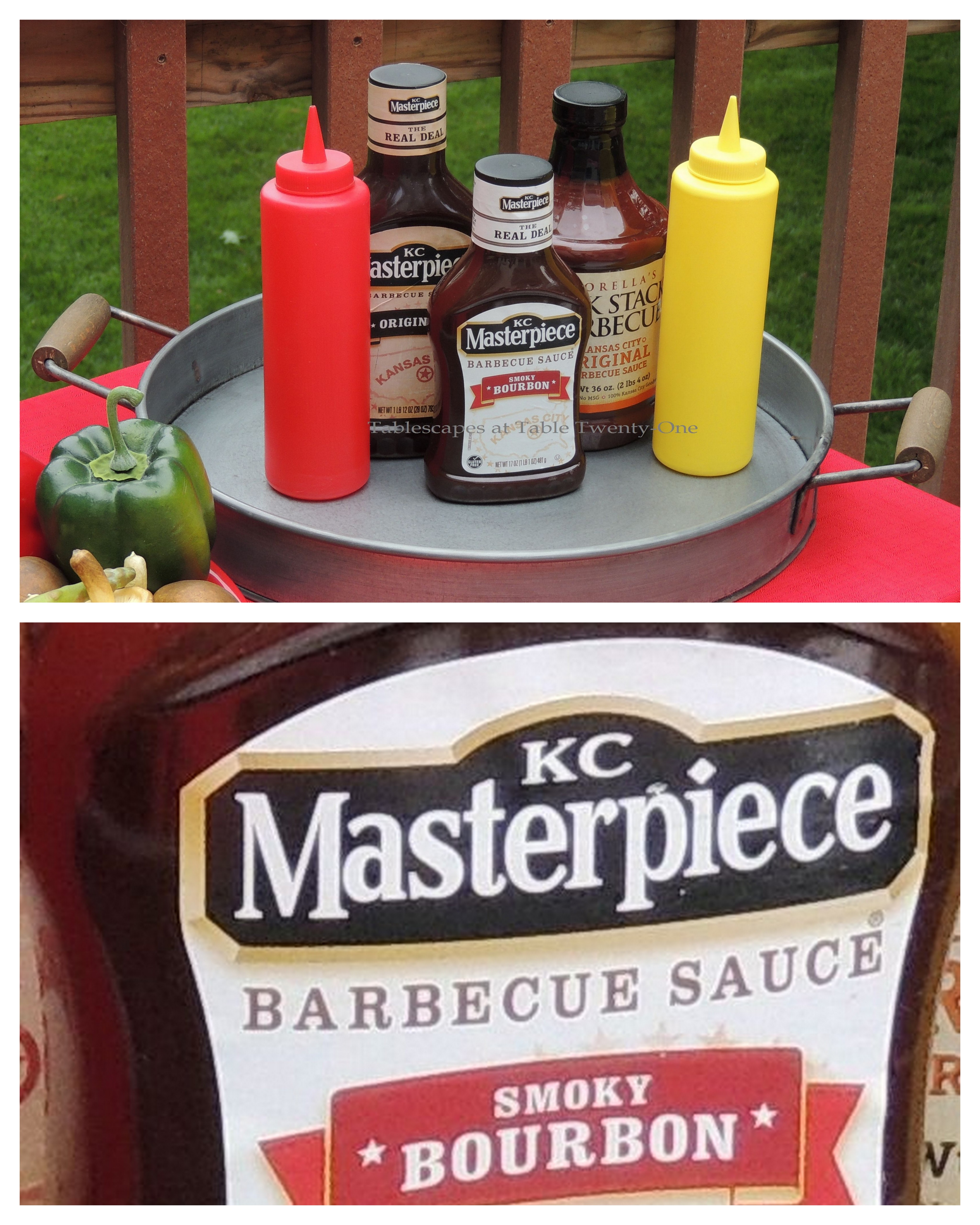 Tablescapes at Table Twenty-One, www.tabletwentyone.wordpress.com: Grill It Up! - Sauce tray collage