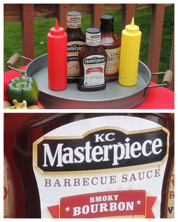 Tablescapes at Table Twenty-One, www.tabletwentyone.wordpress.com: Grill It Up! - Sauce tray collage