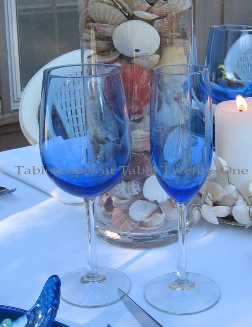 Ocean Blue – Starfish & Seashells | Tablescapes at Table /Twenty-One