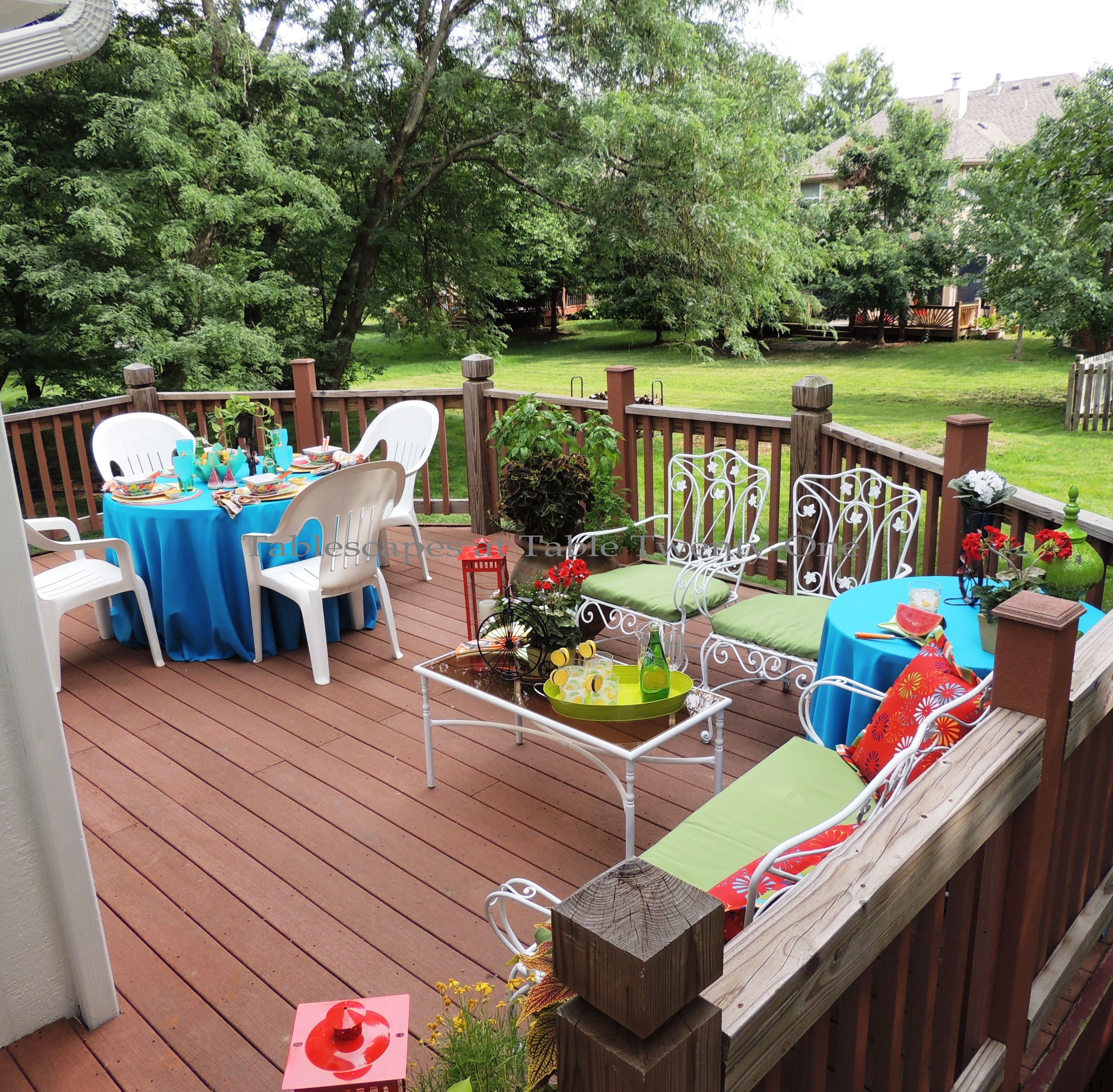 Tablescapes at Table Twenty-One, www.tabletwentyone.wordpress.com, Summer Fruits & Penny-farthings -  Dining & lounge areas