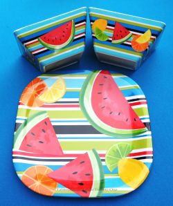 INSPIRATION: Fun summertime melamine dishes found at Tuesday Morning.