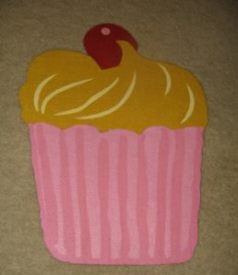 INSPIRATION: Cupcake placemats from Pier 1 purchased several seasons ago.