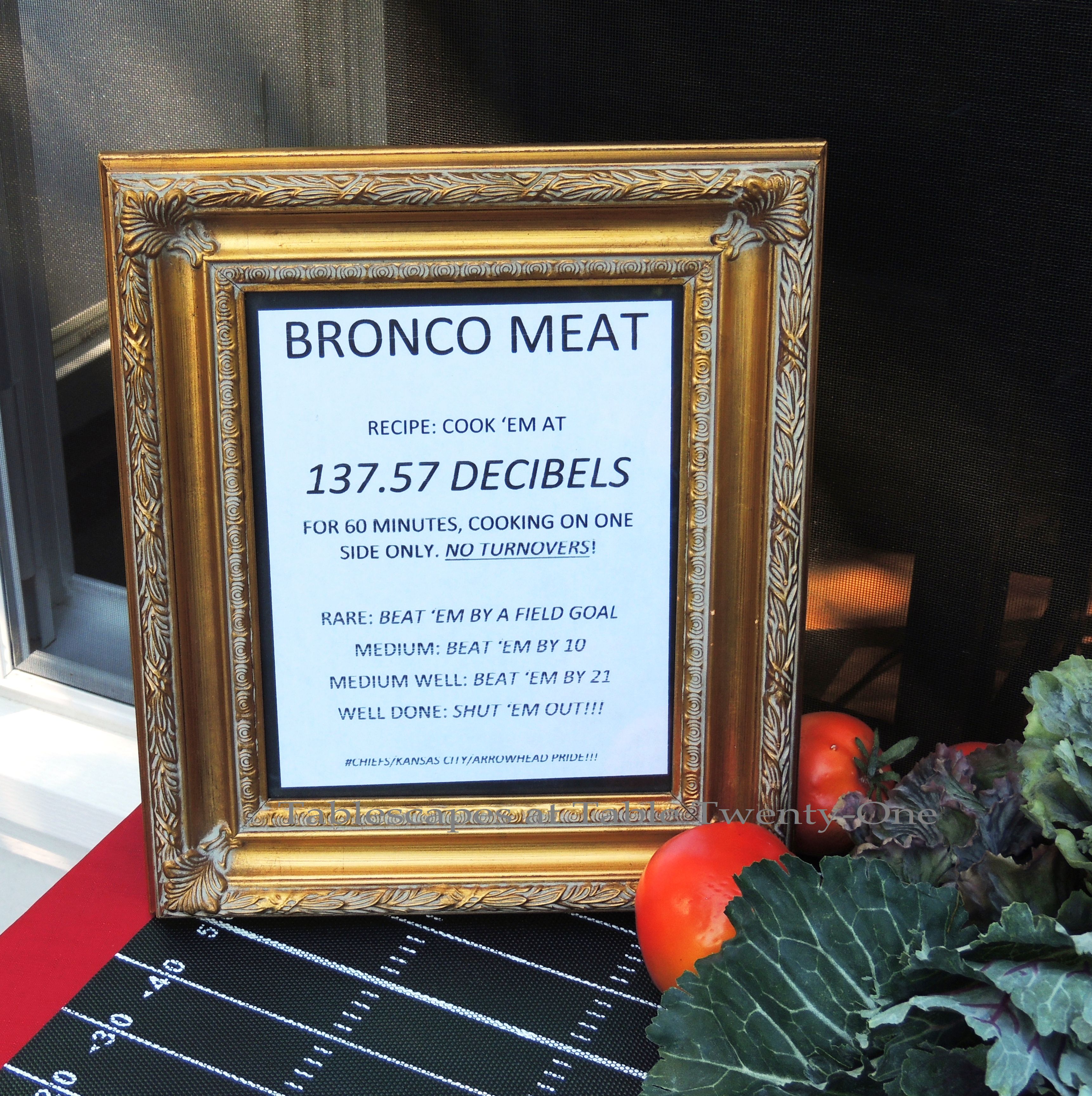 Tablescapes at Table Twenty-One, www.tabletwentyone.wordpress.com, Chiefs Pride: Kansas City Chiefs tailgate menu