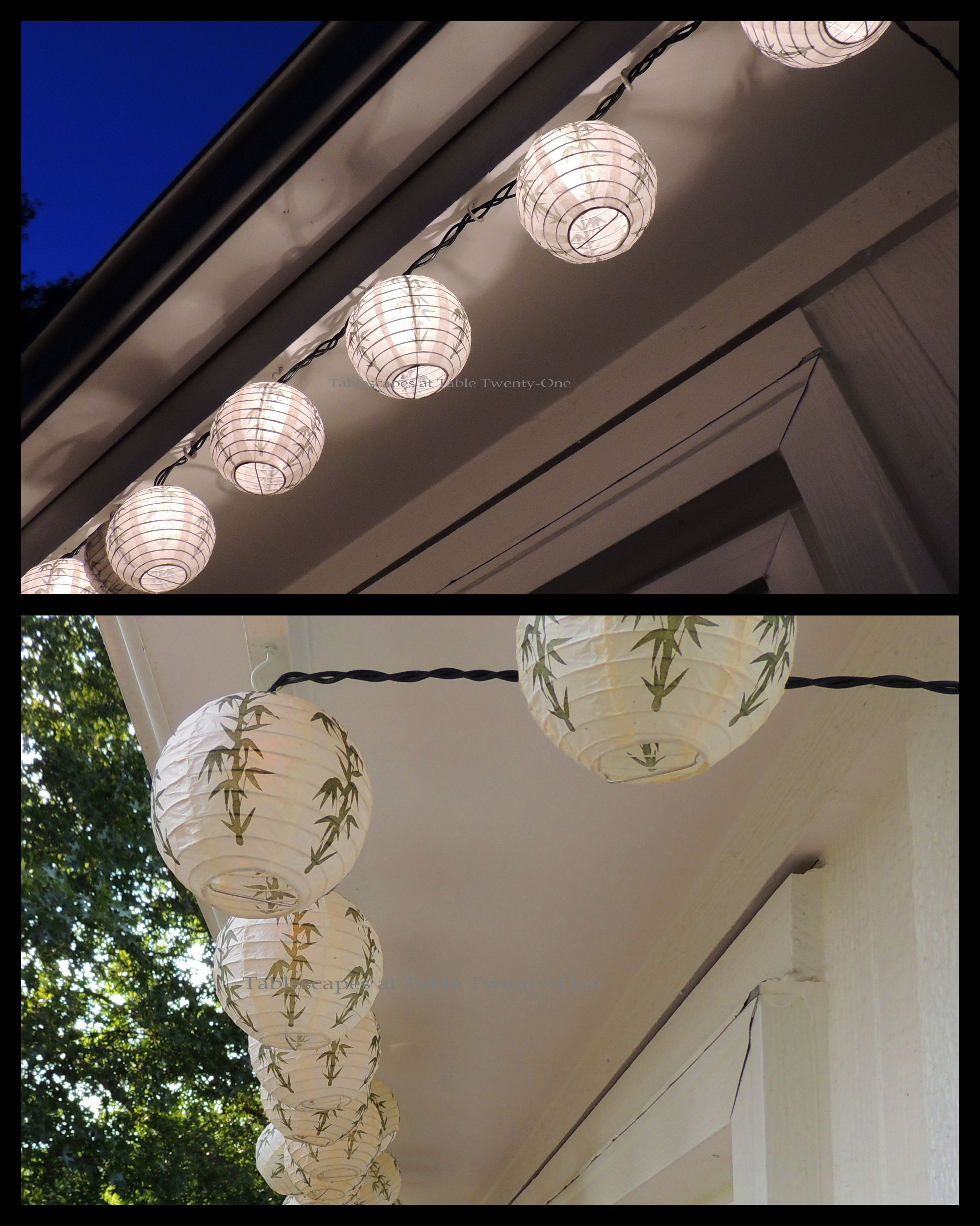 Tablescapes at Table Twenty-One, www.tabletwentyone.wordpress.com, Chinese Takeout: Paper lantern collage