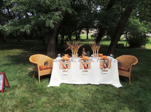 Tablescapes at Table Twenty-One, www.tabletwentyone.wordpress.com, Most Egg-cellent Fall Breakfast: Dining table