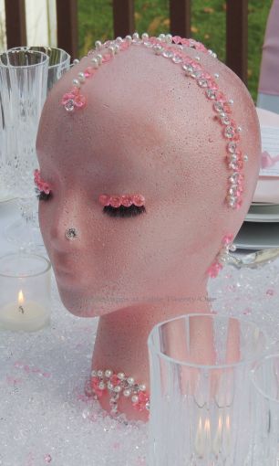 Tablescapes at Table Twenty-One, www.tabletwentyone.wordpress.com, Bald Is Beautiful: Centerpiece