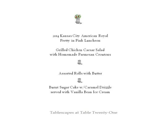 Tablescapes at Table Twenty-One, www.tabletwentyone.wordpress.com, Breast Cancer Awareness Month: Pretty in Pink for the Cowgirl in You: MENU