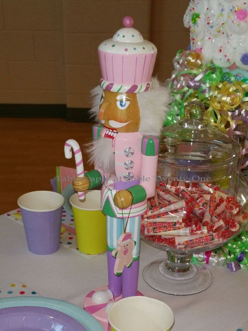 Alycia Nichols, Tablescapes at Table Twenty-One, www.tabletwentyone.wordpress.com, “Confectionery Christmas” – pastel nutcrackers