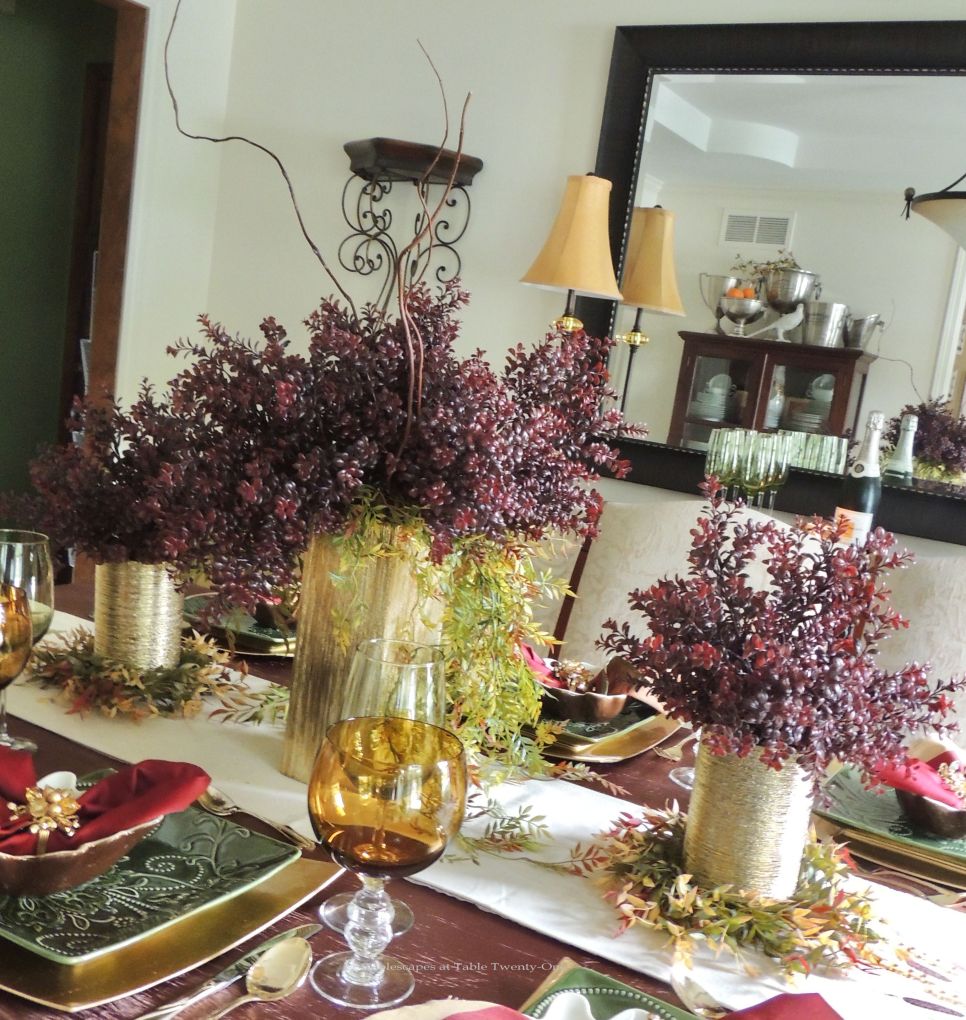 Warm Colors of Fall | Tablescapes at Table /Twenty-One